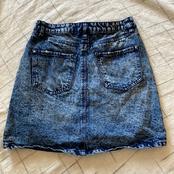 Refuge button down denim skirt - Picture 3 of 5